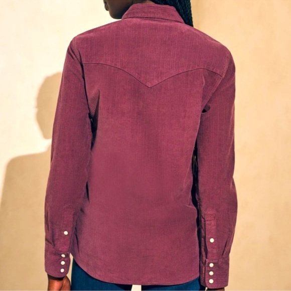 Faherty STRETCH CORD WESTERN SHIRT! BRAND NEW W TAGS!!!! - Picture 3 of 6